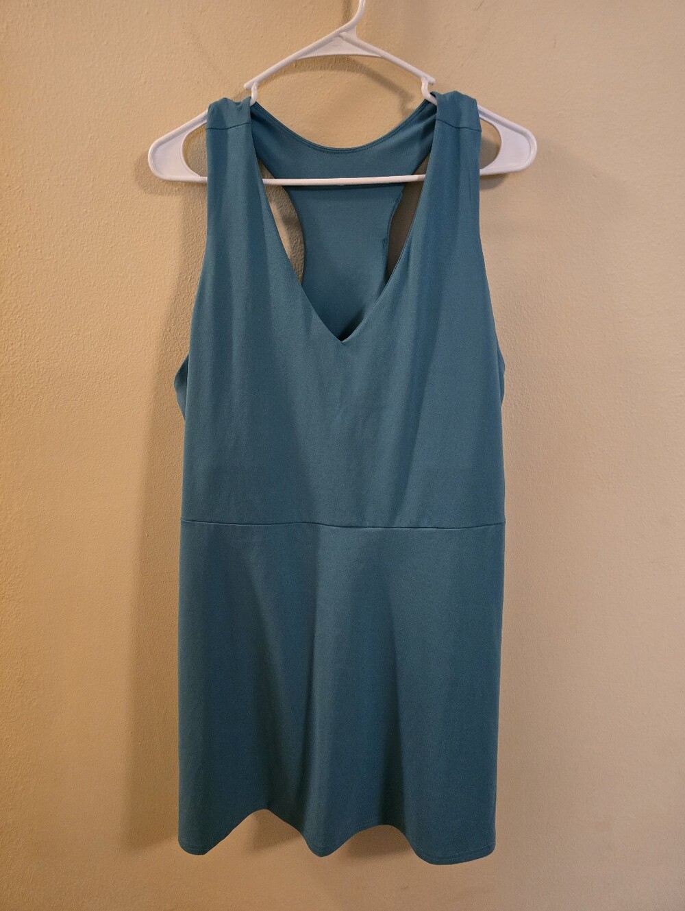 Fabletics On The Go Built In Bra Athletic Dress Teal Size XXL / 1X
